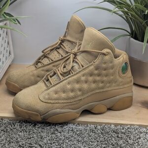 Jordan 13 Retro Wheat Brown Suede Youth Size 6 Women's 7.5